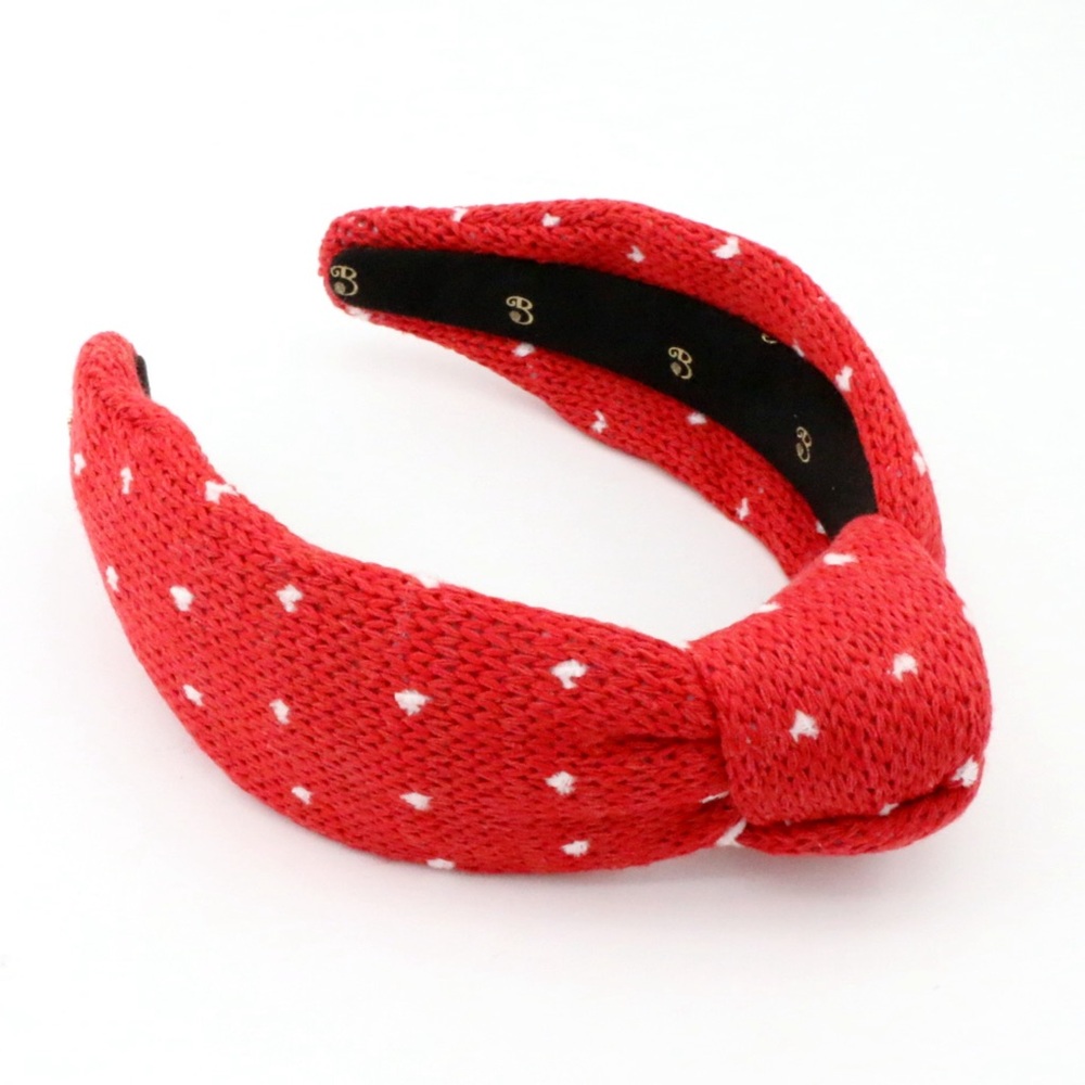 155. The Brooke Shade Sweater Weather Hearts High Knot Headband - Picture 8 of 8